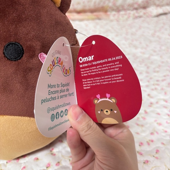 8" Omar Squishmallow BNWT - Picture 5 of 6